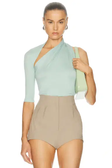 Mugler One Sleeve Top | Thumbnail 1 Mugler One Sleeve Top | Thumbnail 1
