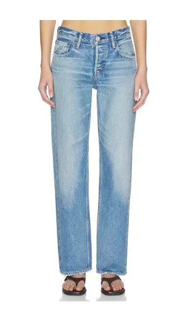 Moussy Vintage Cheval Straight Low Rise Jeans | Thumbnail 1 Moussy Vintage Cheval Straight Low Rise Jeans | Thumbnail 1