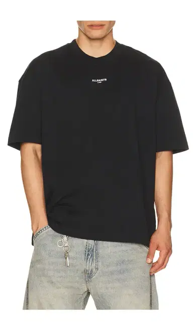 AllSaints Mikro Crew Tee | Thumbnail 1 AllSaints Mikro Crew Tee | Thumbnail 1