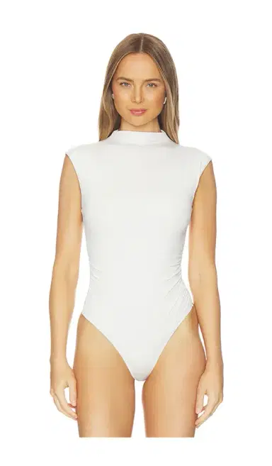 SANS FAFF Mock Neck Bamboo Bodysuit | Thumbnail 2