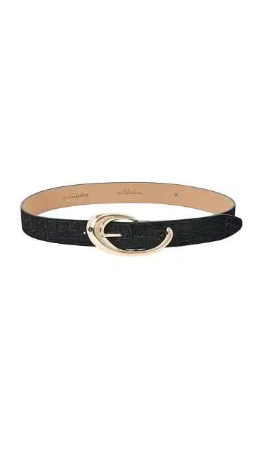 Ettika Black Croc Print Belt | Thumbnail 1 Ettika Black Croc Print Belt | Thumbnail 1