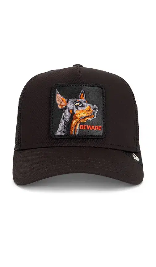 Beware Doberman Trucker Hat