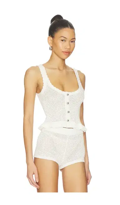 MAJORELLE Fionina Pointelle Tank | Thumbnail 2