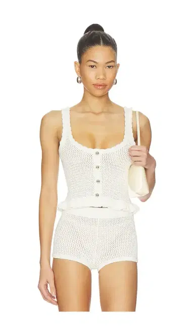 MAJORELLE Fionina Pointelle Tank | Thumbnail 1