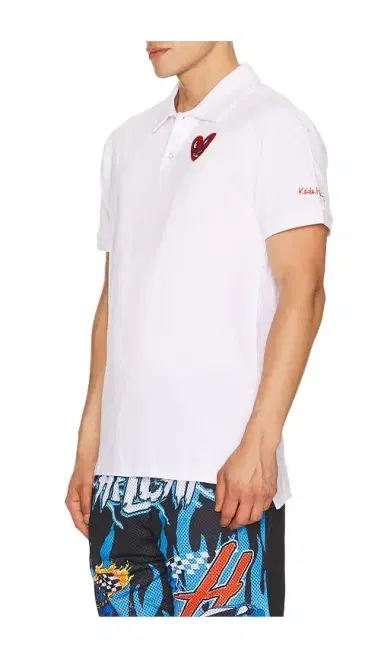 REASON Keith Haring Heart Polo | Thumbnail 2