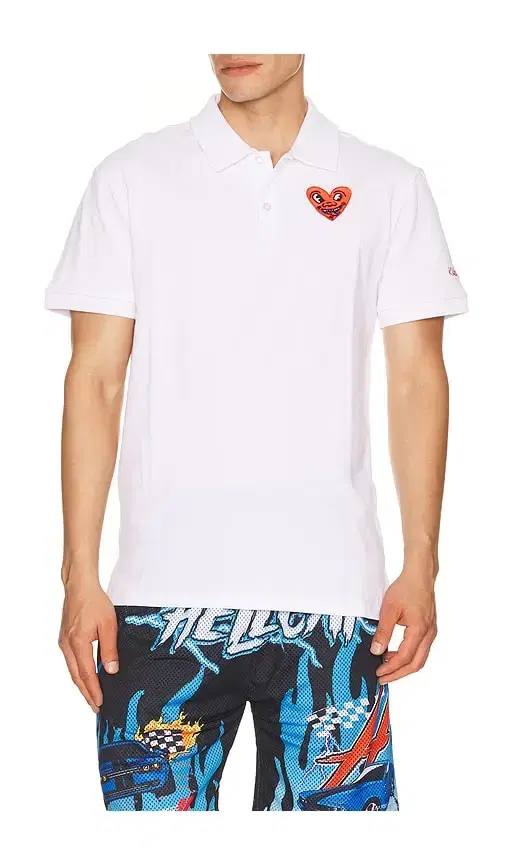 Keith Haring Heart Polo