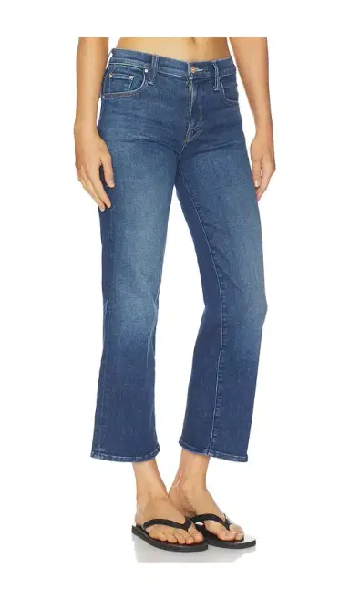 Mother The Mid Rise Rambler Zip Ankle Jeans | Thumbnail 2 Mother The Mid Rise Rambler Zip Ankle Jeans | Thumbnail 2