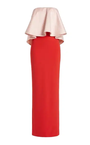 GRETA CONSTANTINE Lorikeet Strapless Silk-Wool Dress | Thumbnail 6 GRETA CONSTANTINE Lorikeet Strapless Silk-Wool Dress | Thumbnail 6