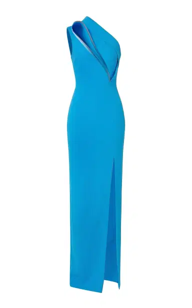 GRETA CONSTANTINE Cocoros One-Shoulder Cady Maxi Dress | Thumbnail 1