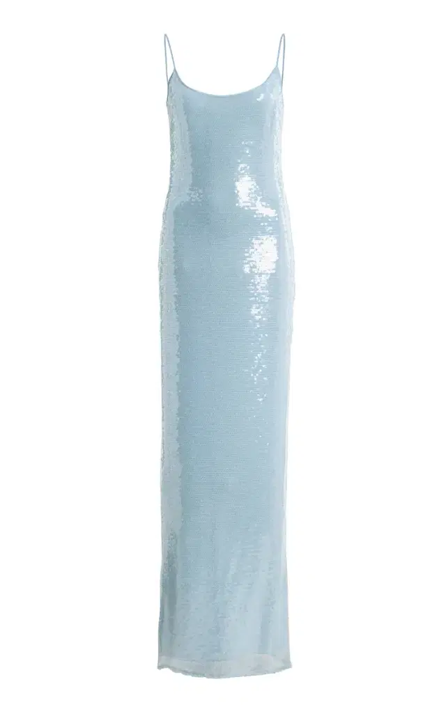 The New Arrivals Ilkyaz Ozel Exclusive Isis Sequined Maxi Dress