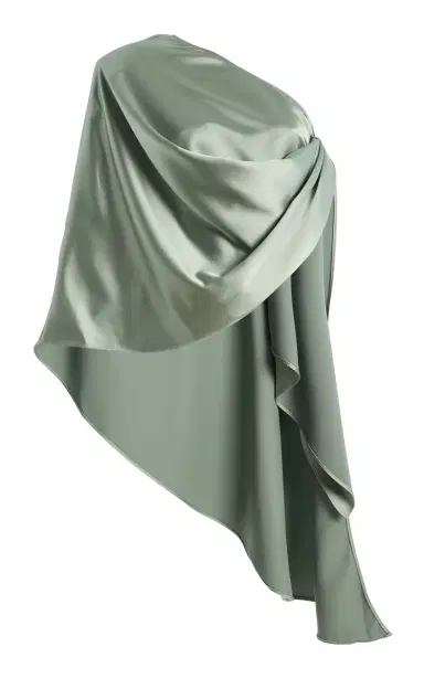 The New Arrivals Ilkyaz Ozel Exclusive Fume Satin Top | Thumbnail 7 The New Arrivals Ilkyaz Ozel Exclusive Fume Satin Top | Thumbnail 7