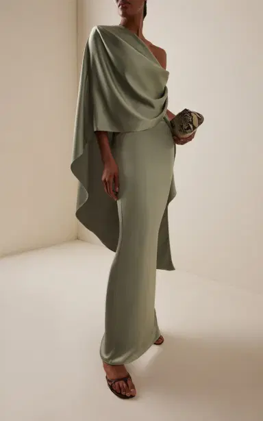 The New Arrivals Ilkyaz Ozel Exclusive Satin Maxi Skirt | Thumbnail 2 The New Arrivals Ilkyaz Ozel Exclusive Satin Maxi Skirt | Thumbnail 2