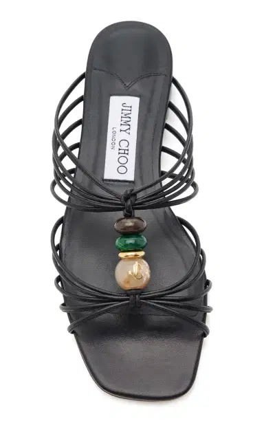 Jimmy Choo Lova Beaded Leather Mules | Thumbnail 3 Jimmy Choo Lova Beaded Leather Mules | Thumbnail 3