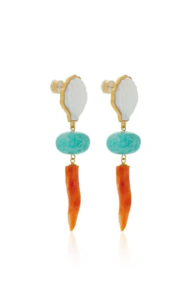 Lizzie Fortunato Luna Drop Earrings | Thumbnail 3