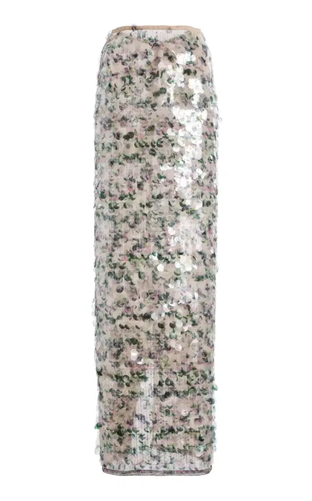 Paris Georgia Mermaid Sequined Maxi Skirt