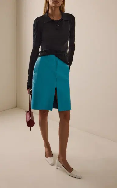 Marie Adam-Leenaerdt Polo All In Cotton-Wool Top | Thumbnail 2 Marie Adam-Leenaerdt Polo All In Cotton-Wool Top | Thumbnail 2