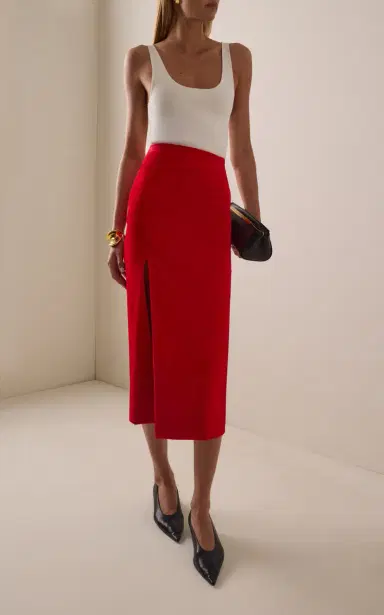 Marie Adam-Leenaerdt Display Pencil Midi Skirt | Thumbnail 2
