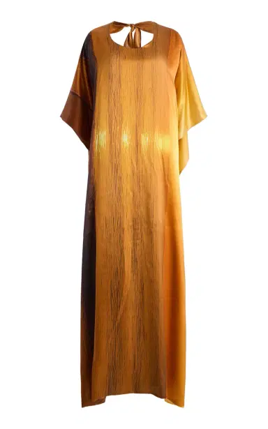Marie Adam-Leenaerdt Sunet Landscape Silk Maxi Dress | Thumbnail 6