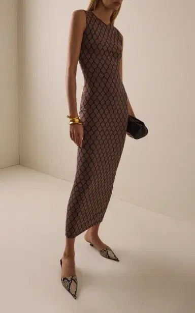 Marie Adam-Leenaerdt Resille Sequined Knit Maxi Dress | Thumbnail 2