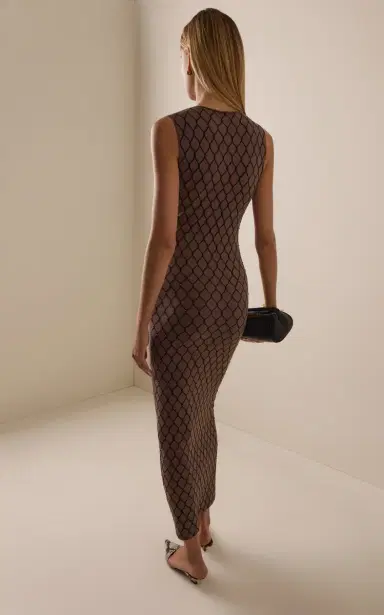 Marie Adam-Leenaerdt Resille Sequined Knit Maxi Dress | Thumbnail 4