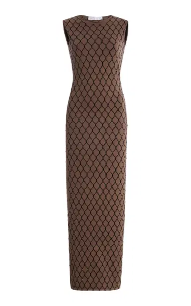 Marie Adam-Leenaerdt Resille Sequined Knit Maxi Dress | Thumbnail 1