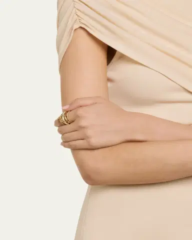 Spinelli Kilcollin Venus 18K Yellow Gold 5-Link Ring with Diamonds | Thumbnail 2 Spinelli Kilcollin Venus 18K Yellow Gold 5-Link Ring with Diamonds | Thumbnail 2