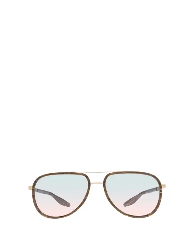 Barton Perreira Men's Cani Zyl and Titanium Aviator Sunglasses