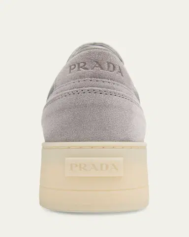 Prada Downtown Bold Re-Nylon and Suede Platform Sneakers | Thumbnail 5 Prada Downtown Bold Re-Nylon and Suede Platform Sneakers | Thumbnail 5
