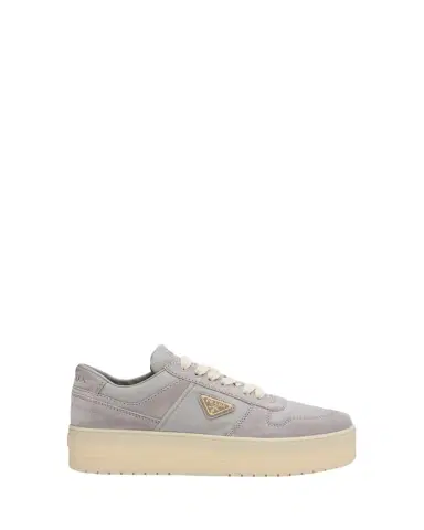 Prada Downtown Bold Re-Nylon and Suede Platform Sneakers | Thumbnail 1 Prada Downtown Bold Re-Nylon and Suede Platform Sneakers | Thumbnail 1