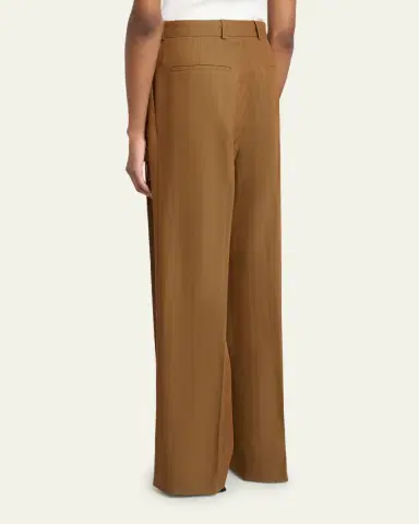 Dries Van Noten Peaches Striped Jacquard Straight-Leg Pants With Belt | Thumbnail 3 Dries Van Noten Peaches Striped Jacquard Straight-Leg Pants With Belt | Thumbnail 3