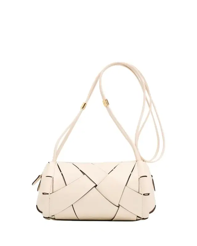 Ulla Johnson Charlotte Woven Leather Camera Bag