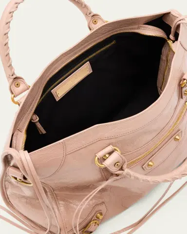 Balenciaga Le City Medium Leather Top-Handle Bag | Thumbnail 4 Balenciaga Le City Medium Leather Top-Handle Bag | Thumbnail 4