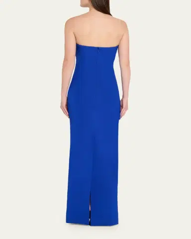 Gaurav Gupta The Infinity Strapless Draped Column Silk Gown | Thumbnail 3
