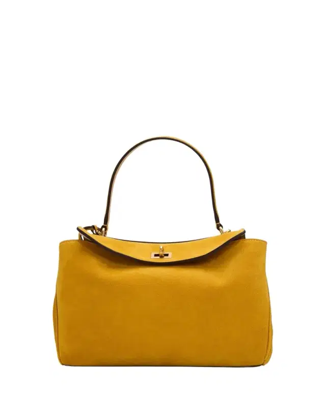 Balenciaga Rodeo Suede Top-Handle Bag