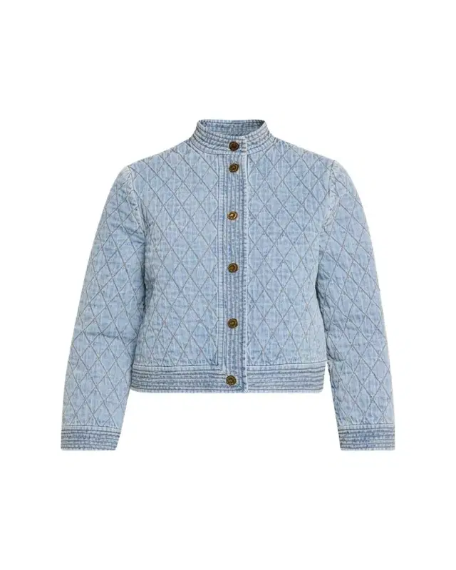 Indra Quilted Denim Jacket