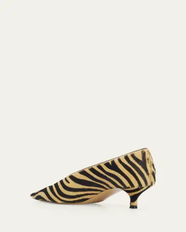 Le Monde Béryl 40mm Babouche Zebra-Printed Calf Hair Pumps | Thumbnail 4 Le Monde Béryl 40mm Babouche Zebra-Printed Calf Hair Pumps | Thumbnail 4