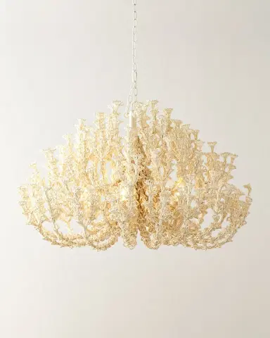 Palecek Seychelles Coco Chandelier | Thumbnail 2 Palecek Seychelles Coco Chandelier | Thumbnail 2