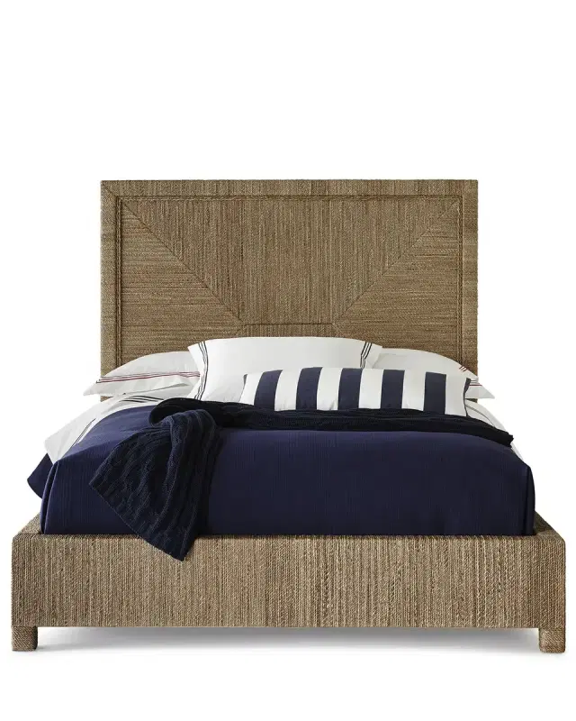 Palecek Decklin Rope-Wrapped King Bed