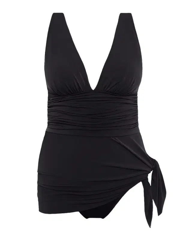 Celine Solid One-Piece Swimsuit