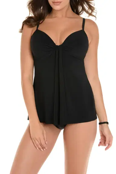 Miraclesuit Marina Solid Tankini Top | Thumbnail 3