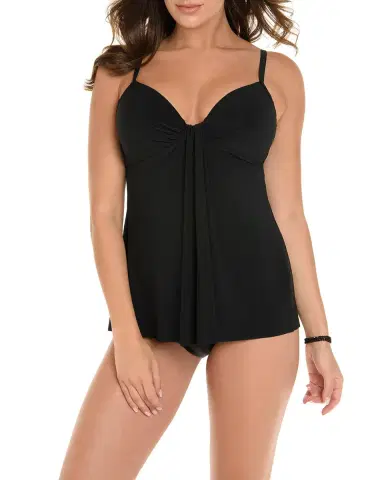 Miraclesuit Marina Solid Tankini Top | Thumbnail 1