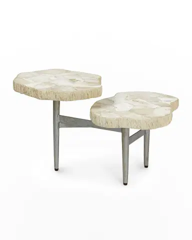 Palecek Fossilized Clam 2-Level Accent Table | Thumbnail 2 Palecek Fossilized Clam 2-Level Accent Table | Thumbnail 2