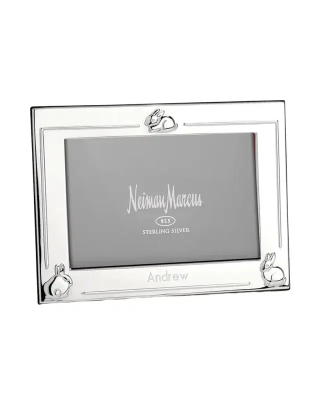 Cunill America Personalized Photo Frame With Bunnies