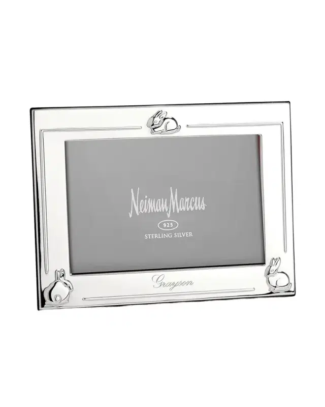 Cunill America Personalized Photo Frame With Bunnies
