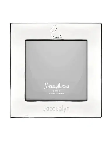 Cunill America Personalized Bunny Sterling Silver Frame | Thumbnail 1 Cunill America Personalized Bunny Sterling Silver Frame | Thumbnail 1