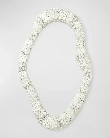 Palecek Reese Oval Mirror, Large | Thumbnail 3 Palecek Reese Oval Mirror, Large | Thumbnail 3