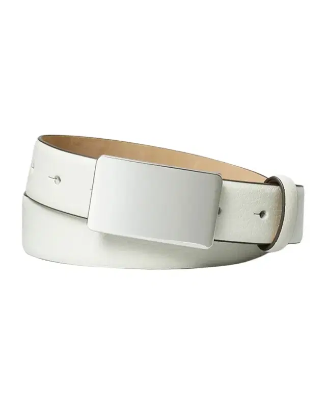 Plate Leather Belt