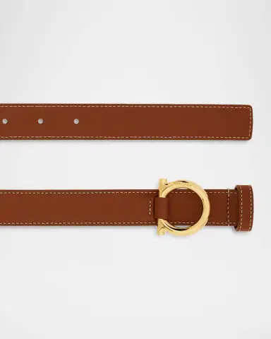 Ferragamo Donna Leather Gancini Belt | Thumbnail 3