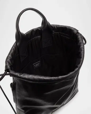 Givenchy Men's Leather Drawstring Backpack | Thumbnail 4 Givenchy Men's Leather Drawstring Backpack | Thumbnail 4