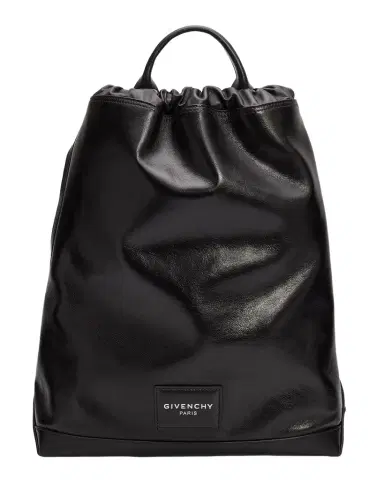 Givenchy Men's Leather Drawstring Backpack | Thumbnail 1 Givenchy Men's Leather Drawstring Backpack | Thumbnail 1